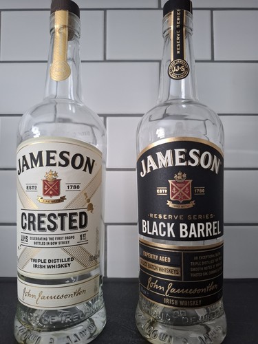 Empty jameson crested - ,