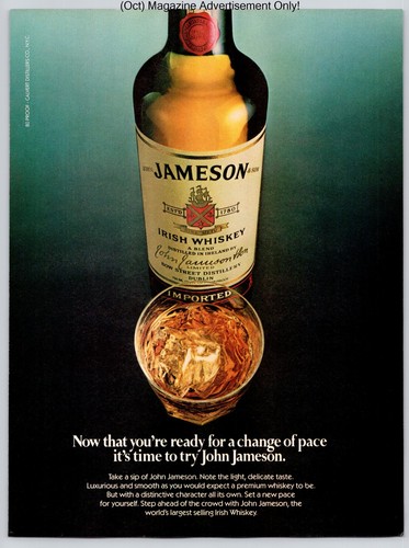 Jameson irish whiskey bottle - jameson,