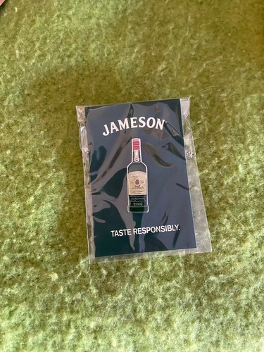 Jameson bottle lapel pin new - jameson,