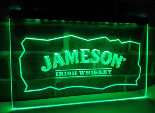 Jameson led sign - jameson, irish