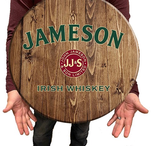 Wood bar sign - sign, lucky