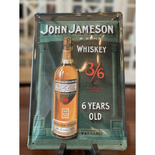 John jameson whiskey metal - jameson,