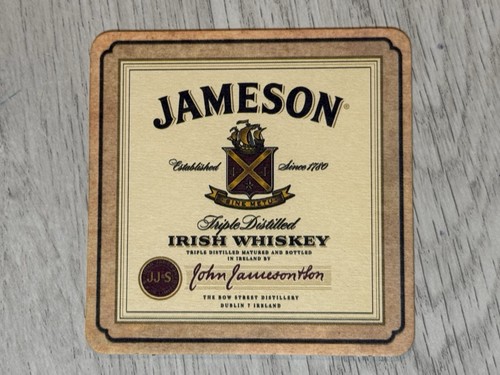 Beer brewery coaster - brewery, jameson