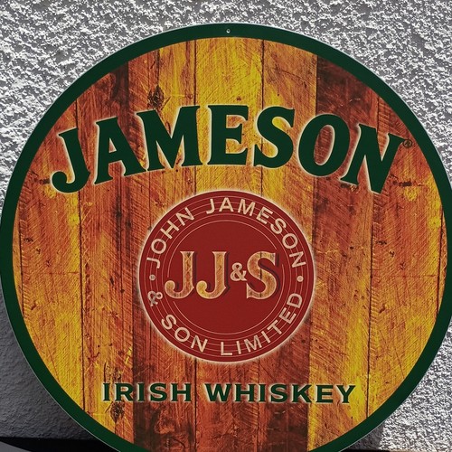 Jameson irish whiskey sign - jameson,