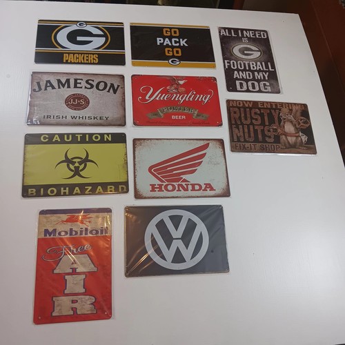 Metal signs mobil - signs, oil